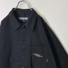 NEIGHBORHOOD × SRLカバーオールジャケットMブラック刺繍.