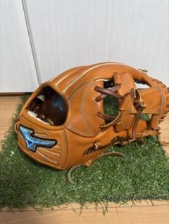 日本製　波賀ジャパン　ミズノプロ ダイバーシティブルー　内野手　オーダーグラブ
