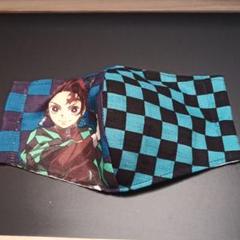 ★送料込★手作りインナーマスク小学校高学年用 鬼滅の刃風★③