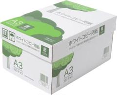 APPJ ホワイトコピー用紙 A3 白色度93% 紙厚0.09mm 2500枚