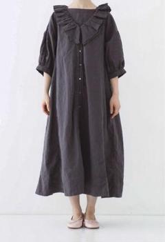 宅配便配送 R☆匿名配送☆様 nest robe ラッフルネックワンピース - メルカリ ワンピース