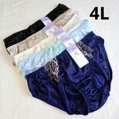 【4L5枚】レディースショーツ まとめ売り 3XL パンツ 下着(H405)