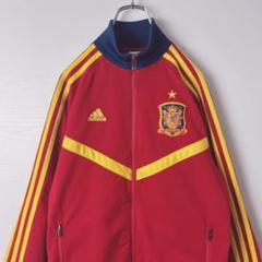adidas サッカー スペイン代表 トラックジャケット ジャージ 古着