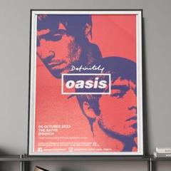 額縁付き】A2 ポスター Definitely Oasis オアシス - メルカリ