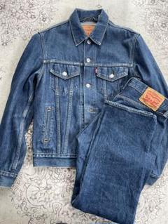 メーカー直売 - 人気ランキング 本日限定【Levi's】リーバイスデニムセットアップ501/Mサイズ ジャケット・アウター