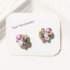 7　ハンドメイド☆ビジューピアス／イヤリング