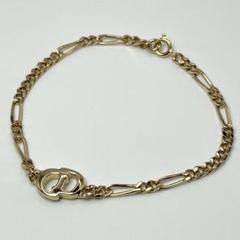 美品　クリスチャンディオール　ブレスレット　ゴールド　ヴィンテージ 美品 クリスチャンディオール CD ブレスレット ゴールド