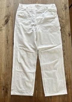 nest Robe ホワイト ワークパンツ nest Robe ネストローブ 2024SS UpcycleLino チノサスペンダー