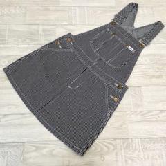 美品《Lee リー》デニムジャンパースカート ヒッコリー 140㎝