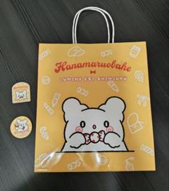 新宿ルミネエスト　限定　ノベルティ　はなまるおばけ　ショッパー　ステッカー