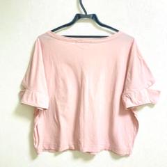 ソフィット Tシャツ ピンク 肩スリット フリー 夏 ゆったり