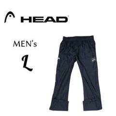 メンズLサイズ HEAD ヘッド ウーブンパンツ 暗めnavy 紺色 テニス