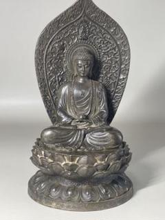 旧家珍蔵 純銅製坐禅観音仏像 仏教古美術品 文化遺産 文化財　時代物　開運厄除け 仏像美術 旧家旧蔵珍品 銅製【坐禅菩薩】仏像 仏像文化財