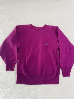 90s champion リバースウィーブ　スウェット　パープル