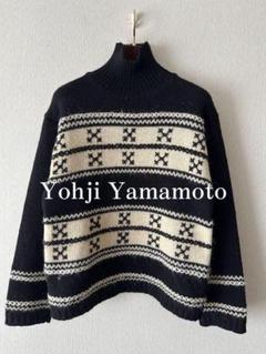 Yohji Yamamoto Embroidery Wool Knit