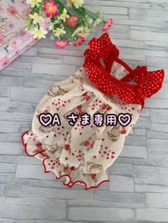 ♡A さま専用♡ うさぎさんバルーンワンピース 犬服