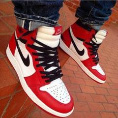 未使用品!!NIKE AIR JORDAN 1 CHICAGO 2015復刻版