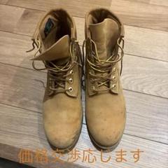 Timberland 7 1/2インチワークブーツ ベージュ25.5 - メルカリ