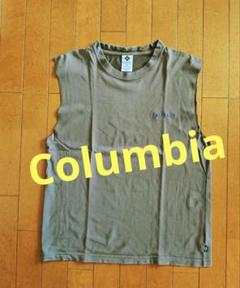 90s　Columbia モスグリーン　カーキ　 タンクトップ