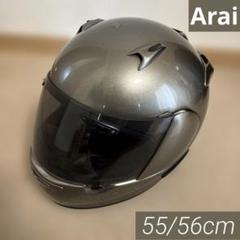 【美品】Arai ヘルメット シルバーガンメタ　QUANTUM-J 59.60 Arai アライ QUANTUM-J 55/56cm シルバーガンメタリック - メルカリ