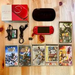 【テネシー様専用】PSP3000 ラディアント レッド＋6本ソフト＋2GB