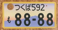 ☆普通車☆入手困難☆土浦7777☆ナンバープレート☆license