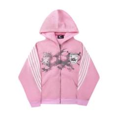 COZY WORLDWIDE::パーカー:M[RESALE] cozy worldwide ジップパーカー