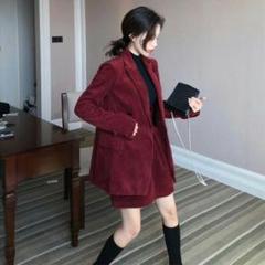 韓国 セットアップ レディース 2点セット ジャケット