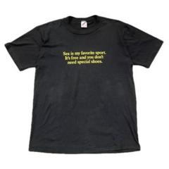 90s Tシャツ エロT メッセージT USA製 シングルステッチ