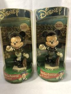 クリスマスツリー特価！ Mickey Mouseフィギュア2体MLBオールスターゲーム2003日本未発売 SF・ファンタジー・ホラー