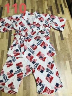 Daddy Oh Daddy アメリカ国旗 甚平　110センチ