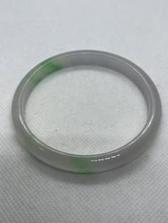 AA品質】ラベンダーヒスイバングル 翡翠腕輪，天然石ヒスイ 内径