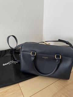 SAINT LAURENT PARIS ネイビー ベイビーダッフル バッグ - メルカリ