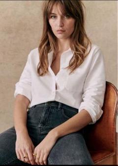 SEZANE セザンヌ ホワイトトップス袖ボリューム キャサリン妃上品シルエット 2025年最新】sezane セザンヌの人気アイテム - メルカリ