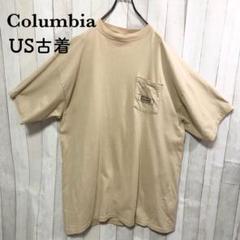 US古着TシャツコロンビアColumbia90sUSA製シングルステッチポケット