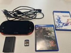 PlayStation PS Vita レッドブラック 本体 ソフト3本