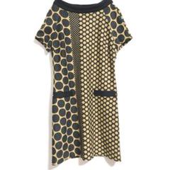 STEFANEL ワンピース シルク 46 XL相当 ベージュ
