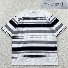 【美品 完売品】 マッキントッシュ ロンドン リンクス ボーダー Tシャツ XL