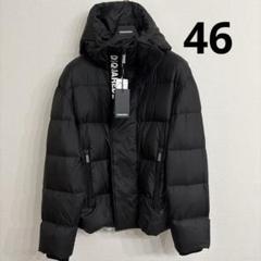 46 DSQUARED2 ロゴ　ダウンジャケット　黒