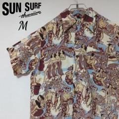SUN SURF サンサーフ アロハシャツ M フラダンス ハワイアン