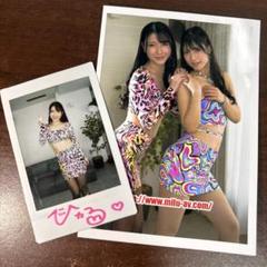 沙月恵奈 直筆サイン入り チェキ 2枚セット アイドル