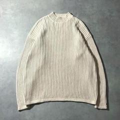 90s GUESS cotton ribbed knit sweater 肉厚