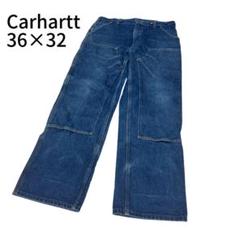 Carharttダブルニー　ペインターパンツ　サスペンダー　デニム　36 Carharttダブルニー ペインターパンツ サスペンダー デニム 36