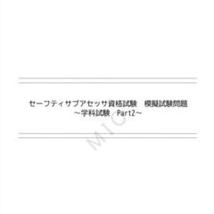 5/5まで配送お休み中です　2024年版　part1,2 セーフティサブアセッサ 612edkd6G8L._UF894,1000_QL80_.jpg