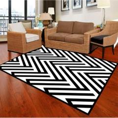 上品★100x140cm★長方形ラグ 洗えるラグ 滑り止め付 カーペット