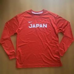 【新品未使用品】 バスケ JAPAN 日本代表 ロンＴ 長袖 赤 L-LLサイズ