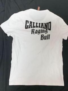 JOHN GALLIANO ジョンガリアーノ　ロゴTシャツ　ホワイト　白　46