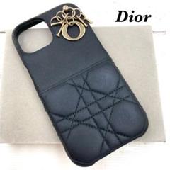 ✨新機種・超美✨Dior　LADY DIOR　iPhone15proケース　羊革 良品】Dior LADY DIOR iPhone15proケース ハート 羊革 - メルカリ