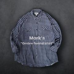 ombre flannel shirt オンブレ ネルシャツ Mark's古着