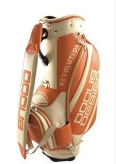 DOCUS キャディバッグ　オレンジ・クリーム　美品